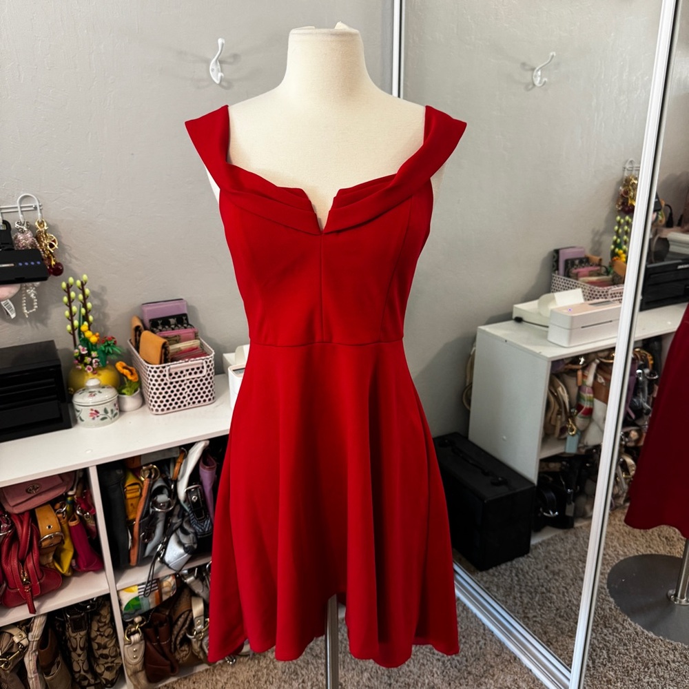 Red Social Couture Dress